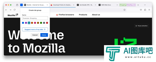 火狐浏览器Firefox141.0正式发布！带来AI标签组、终于支持WebGPU